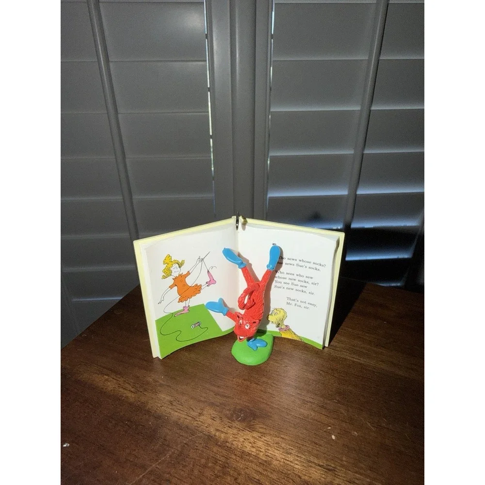 Dr‎ Seuss Fox in Socks Miniature Book Ornament 2023 Hallmark Keepsake Lot